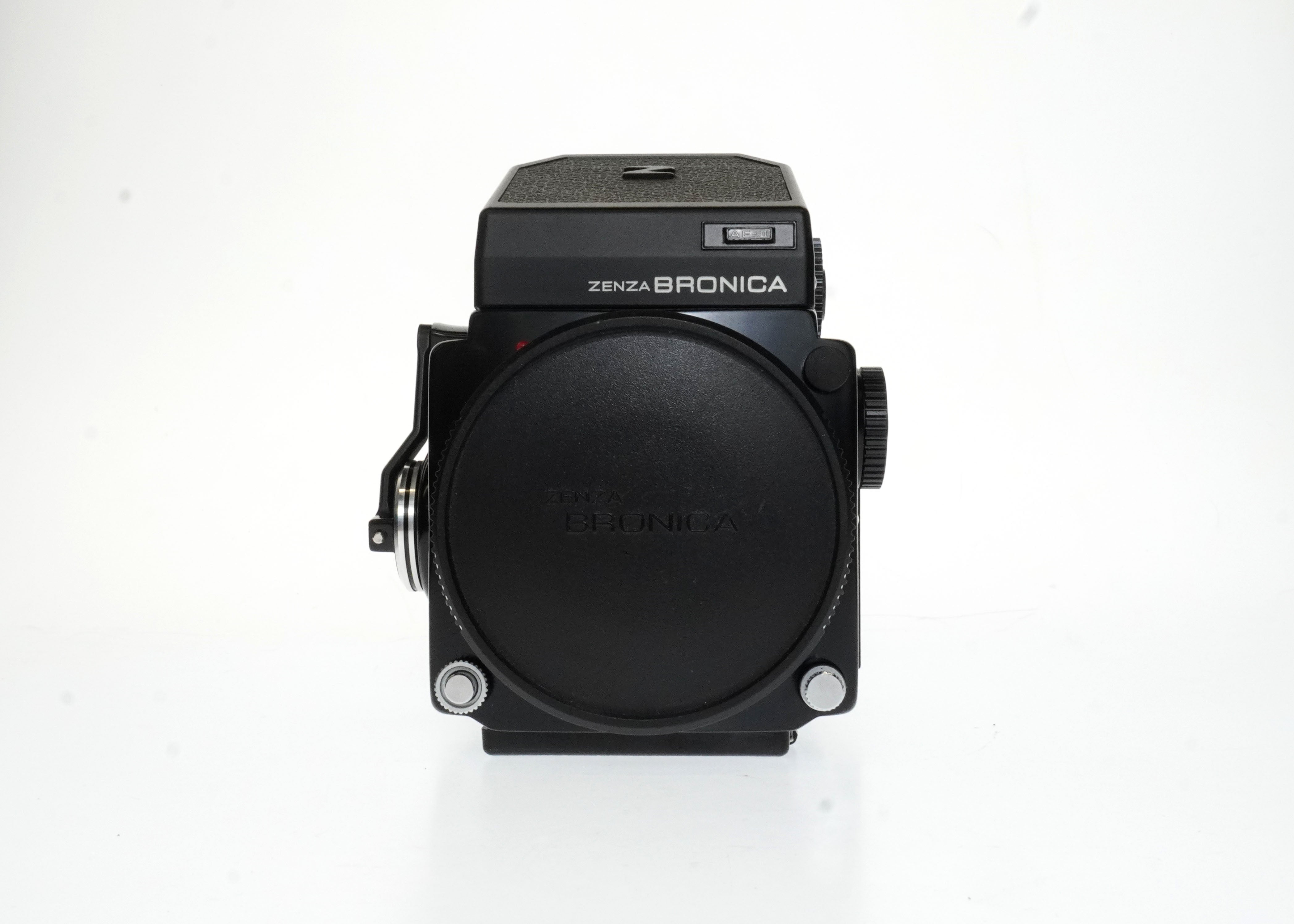 Zenza Bronica ETRS Body #29336 & 120 Film Back #101254 w/AE II Zenza Bronica ETRS Body #29336 & 120 Film Back #101254 w/AE II