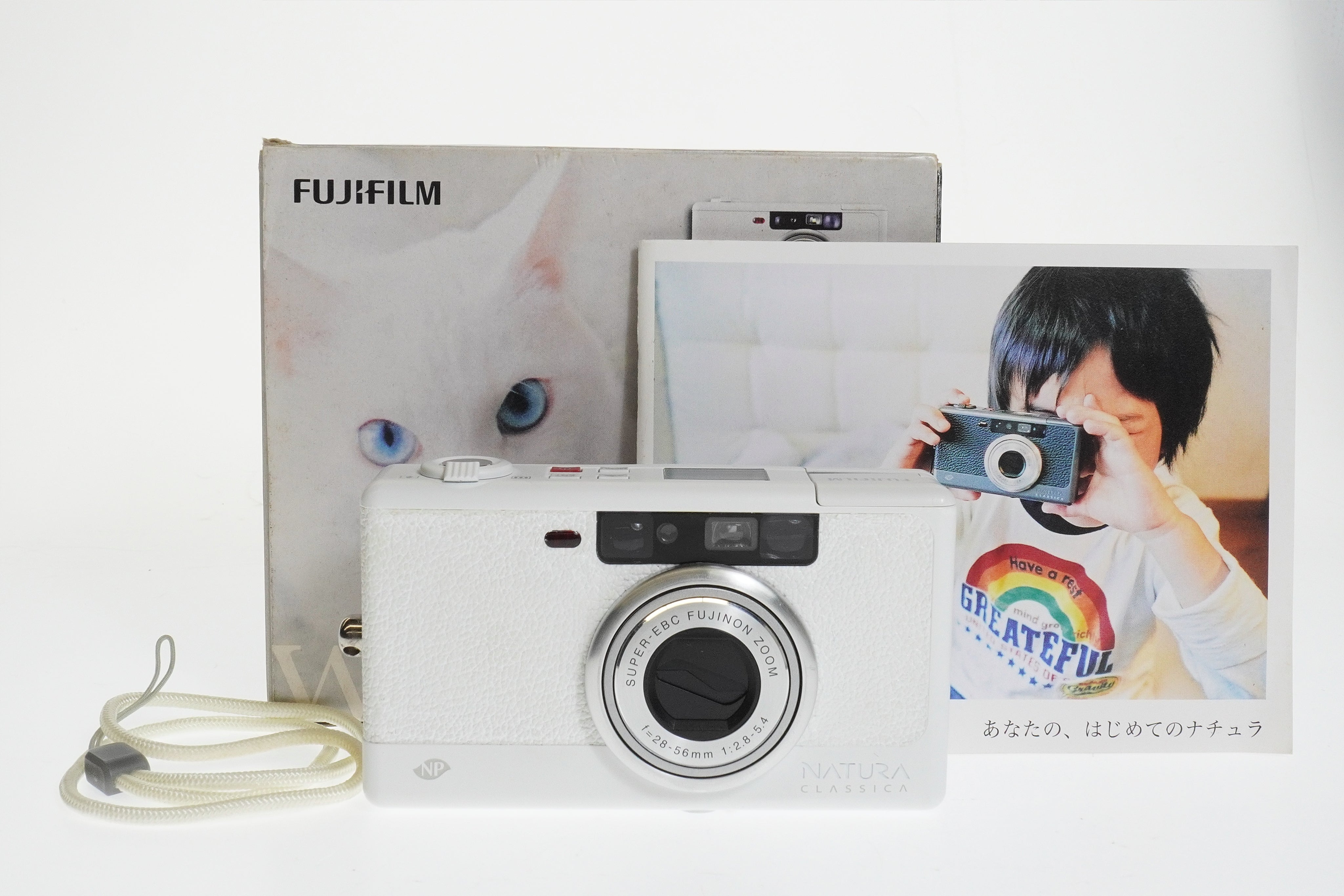 Fujifilm Natura Classica White Limited Edition Color Compact Film Came