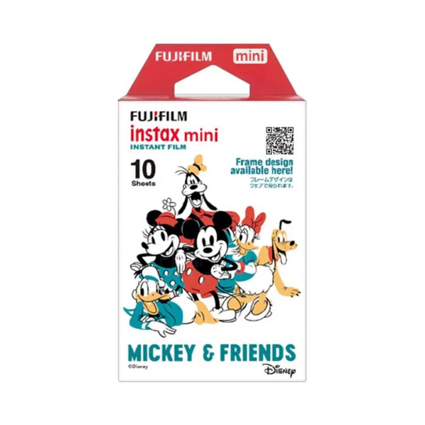 Fujifilm Instax Mini MICKEY & FRIENDS - 10 Sheets Instant Color Film (Purchase limit 5 boxes)