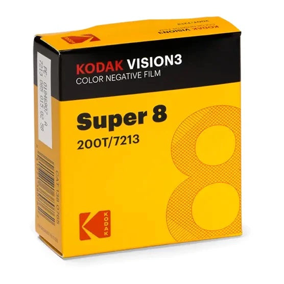 Kodak VISION3 200T #7213 - Super 8, 50' Roll Color Negative Film