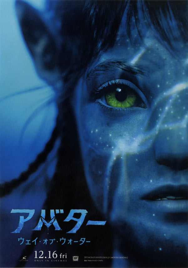 阿凡達：水之道 Avatar: The Way of Water（2022）2 side B5 Movie Flyer with Plastic Holder