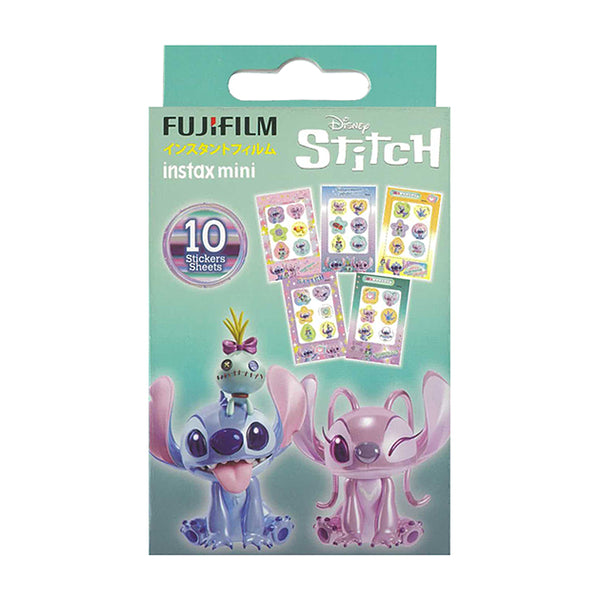 Fujifilm Instax Mini STITCH - 10 Sheets Instant Color Film with Stickers