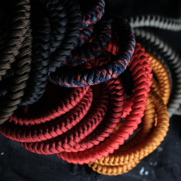 Super Strong Climbing Rope and Leather Braided Camera Strap