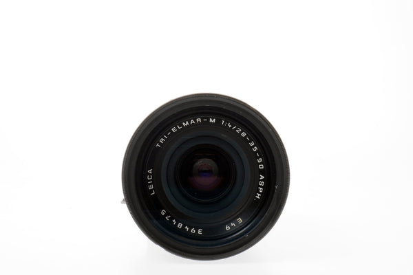 Repainted Matte black Leica Tri-Elmar-M 28-35-50mm f4 ASPH. lens