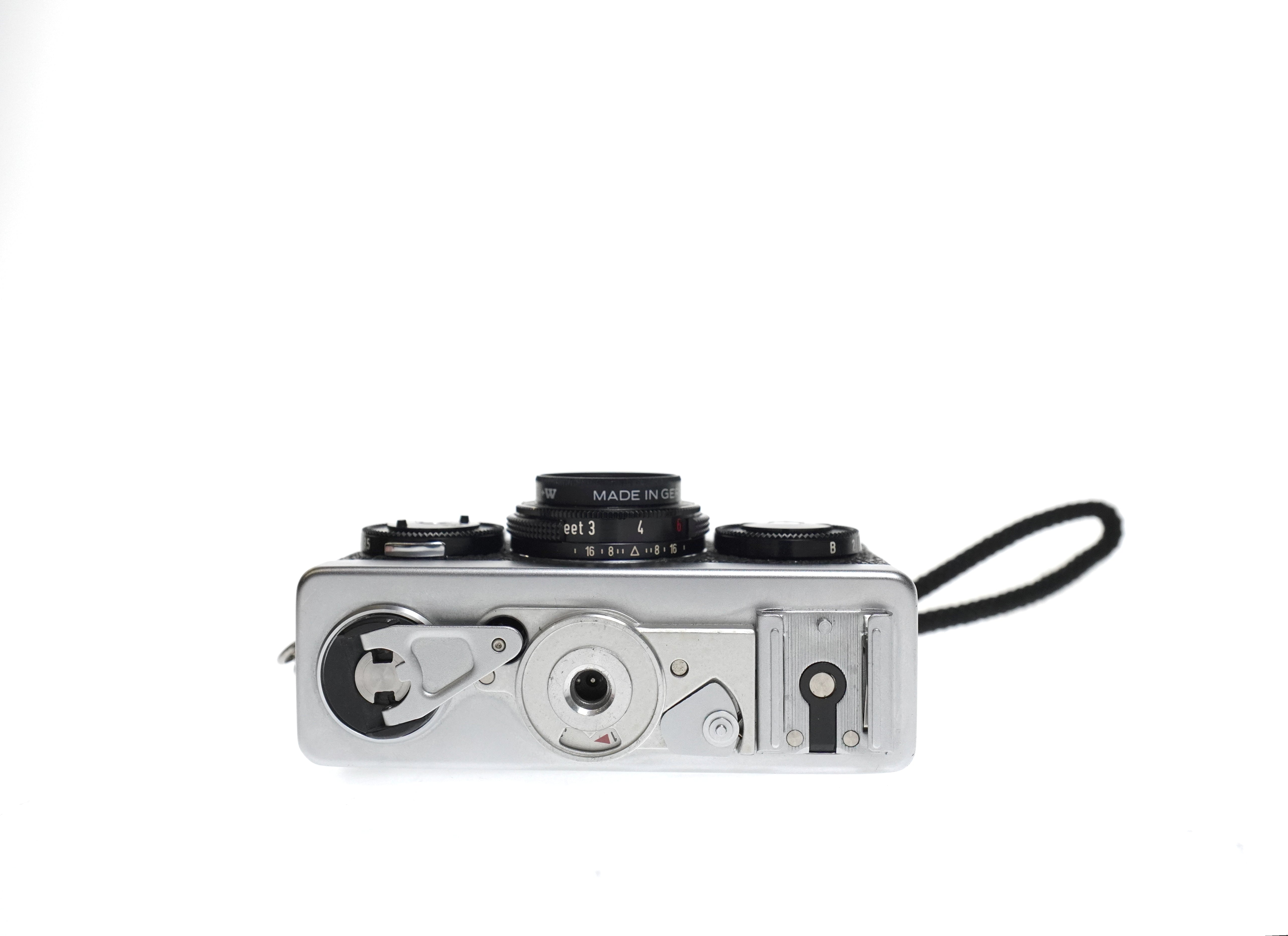 Rollei 35 35mm Film Camera Silver 40mm f/3.5 #3368343 – Panda Camera