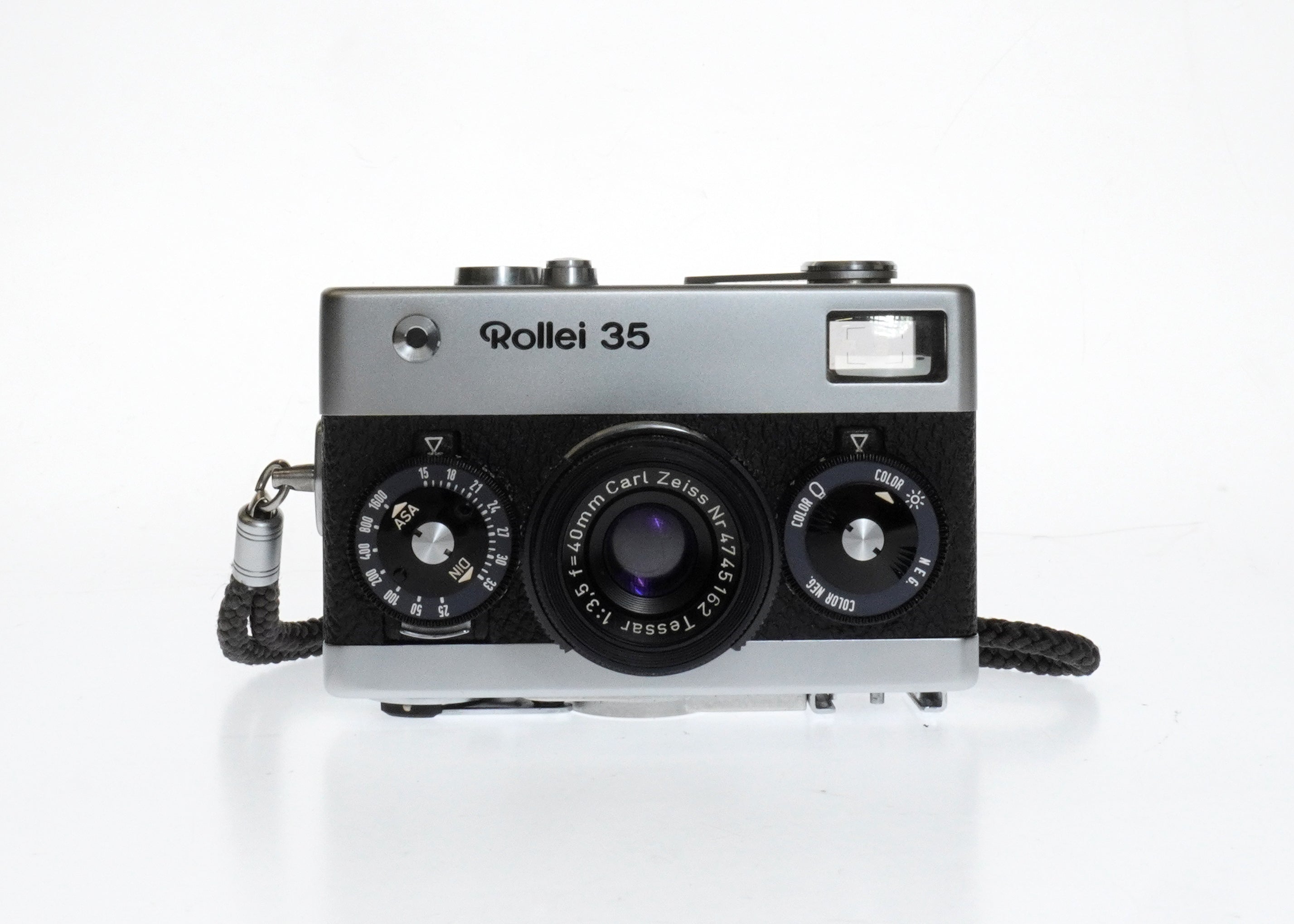 Rollei 35 Honeywell Silver 35MM Camera Carl Zeiss Tessar 1:3.5 f