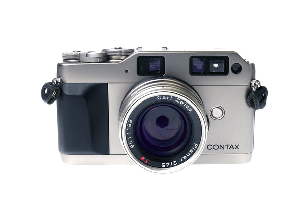 Excellent Contax G1 D Rangefinder Film Camera Planar 45mm f2 Lens