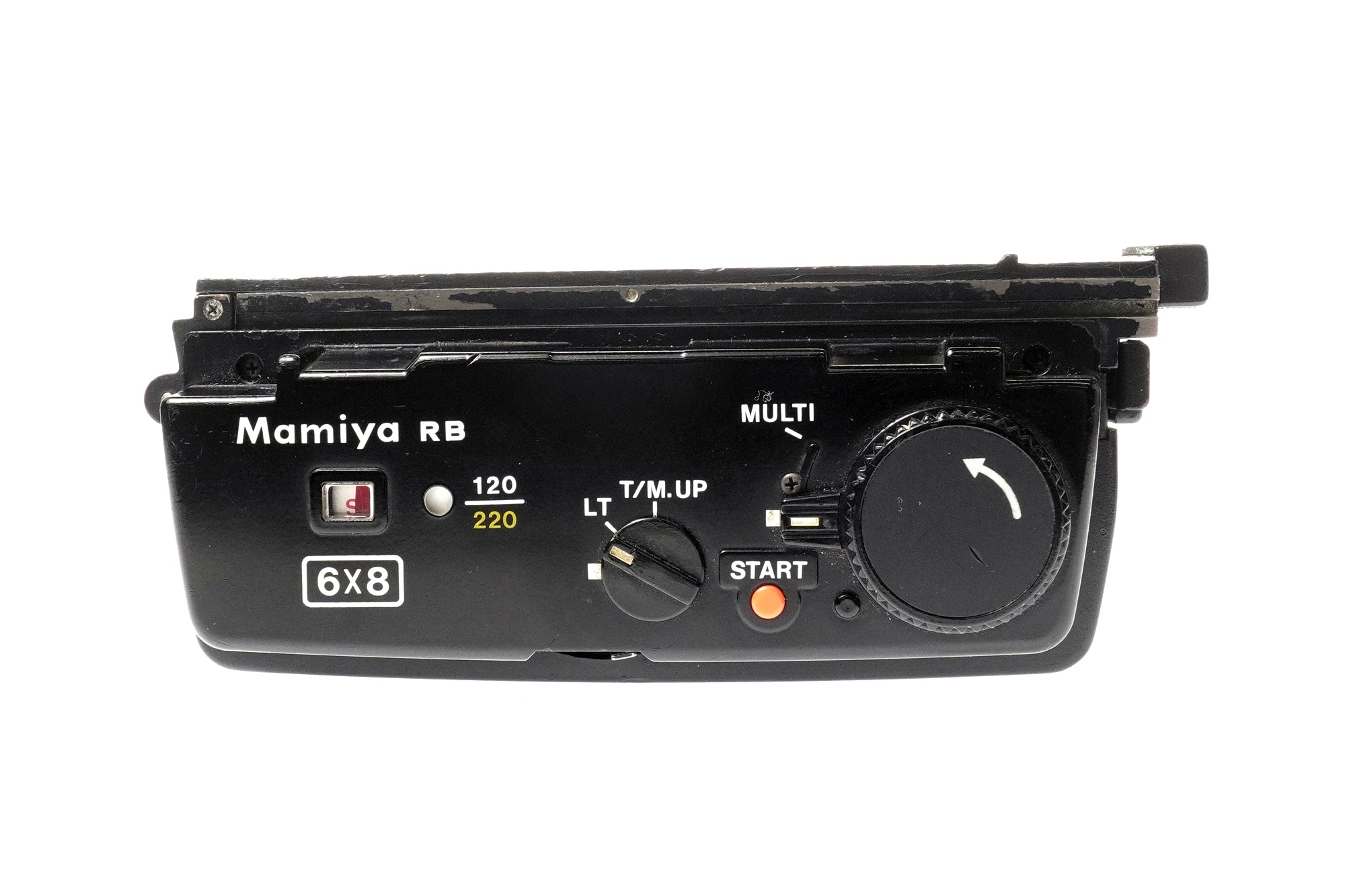 マミヤ Mamiya RB67 6x8 Motorized 120 220 Near MINT] Mamiya RB67 6x8 Motorized 120 220 Film Back for PRO S