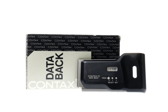 Contax T2 Data Back Titanium Black – Panda Camera