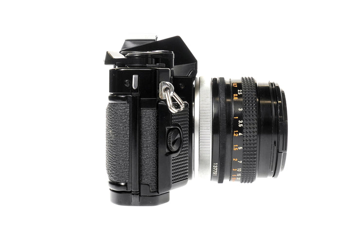 Canon AE-1 Program 35mm SLR Film Camera w/ FD 50mm f1.8 S.C. Lens