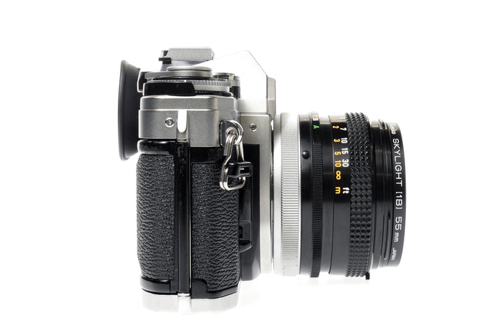 Canon AE-1 35mm SLR Film Camera w/ FD 50mm f1.8 S.C. Lens