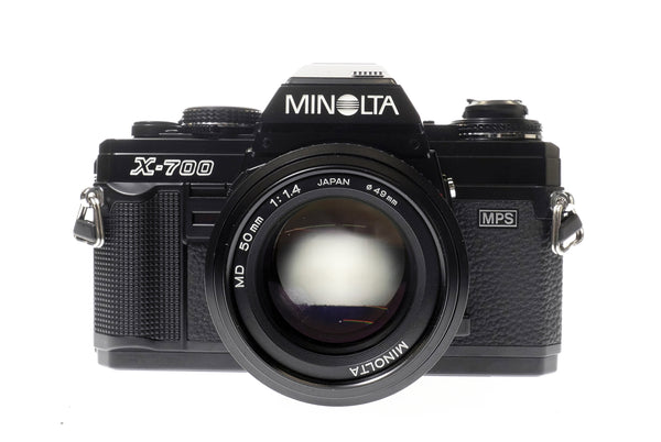 Minolta X-700 MPS SLR 35mm Film Camera w/ MD 50mm f1.4 Lens
