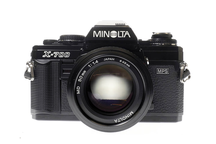 Minolta X-700 MPS SLR 35mm Film Camera w/ MD 50mm f1.4 Lens