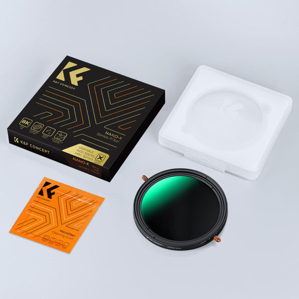 K&F Nano-X 2 in 1 CPL + Adjustable ND2-32 (1-5 Stop) Variable ND 28-Layer Filter (KF01.1086V1)