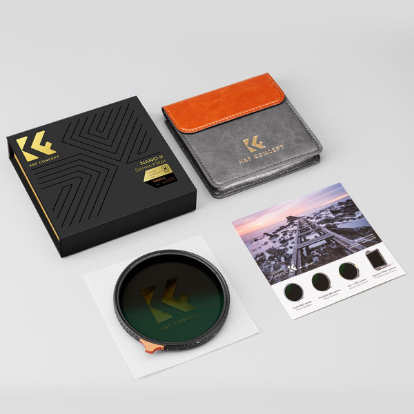 K&F Nano-X Adjustable True Color Variable ND2-32 (1-5 Stops) ND Lens Filter (KF01.2159)