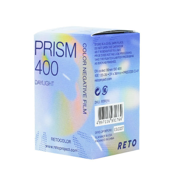 Reto Retocolor Prism 400 - 36exp, 135/35mm Color Negative Film
