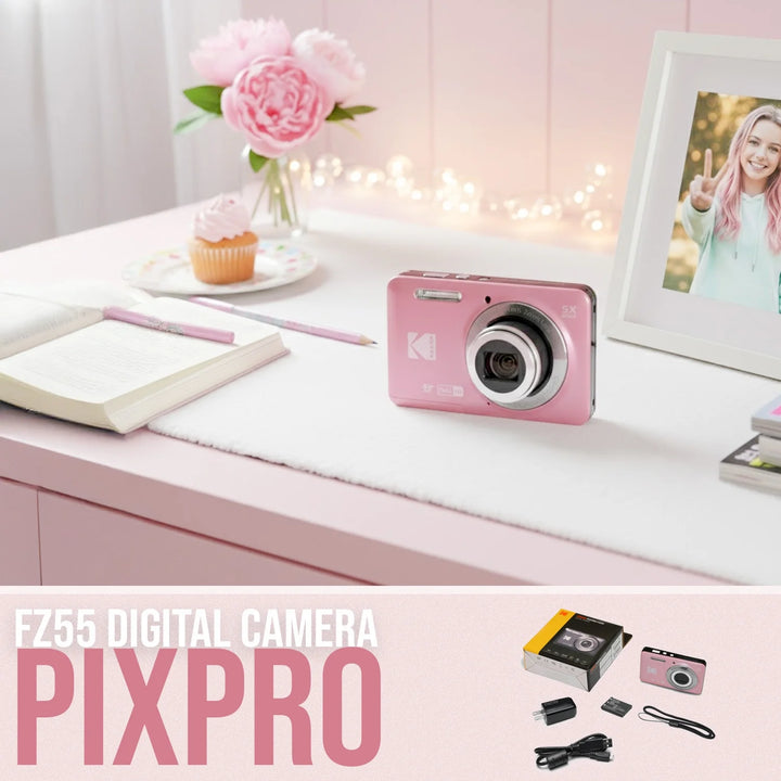 Kodak PIXPRO Digital Camera FZ55 - 5 Color – Panda Camera