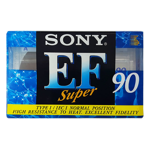 Sony EF Super 90 Blank Audio Cassette Tape