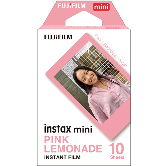 Fujifilm Instax Mini PINK LEMONADE - 10 Sheets Instant Color Film (Pur ...