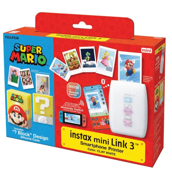 Fujifilm instax mini Link 3 Super Mario Mobile Photo Printer