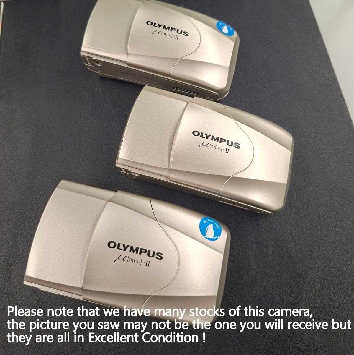 Olympus μ mju II Silver 135/35mm Point & Shoot Film Camera