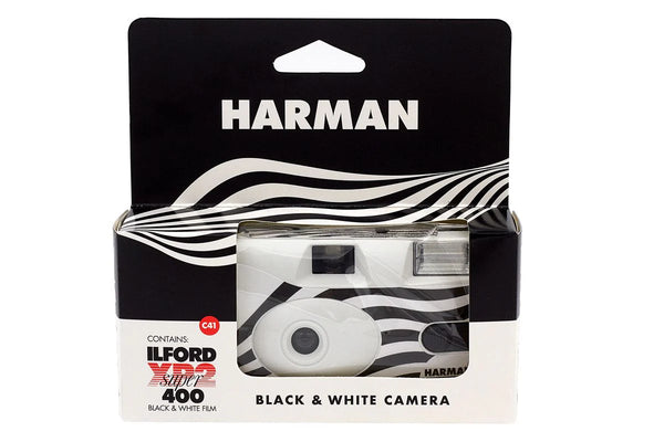 HARMAN ILFORD XP2 super 400 27exp Black and White Single Use Camera